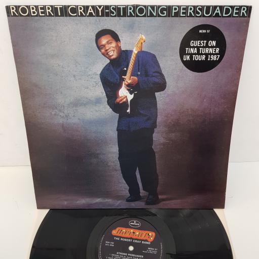 ROBERT CRAY - Strong Persuader, 12 inch LP, MERH 97, black label with silver font