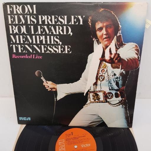 ELVIS PRESLEY - From Elvis Presley Boulevard, Memphis, Tennessee, APL1-1506, 12"LP, orange label