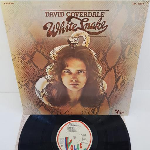 DAVID COVERDALE - Whitesnake, LDA. 20257, printed VOGUE label. 12"LP