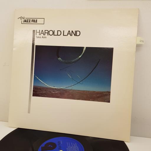 HAROLD LAND - Take Aim, 12 inch LP, LBR 1038, blue label