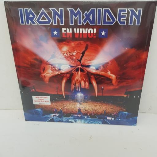 IRON MAIDEN - En Vivo! New unplayed 1st press, 2x12"LP, limited edition, picture disc. 50999 301587 1 9
