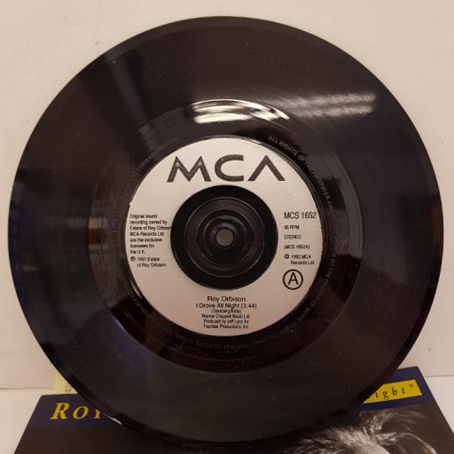 ROY ORBISON - I Drove All Night, B side - Forever Friends, 7", MCS 1652, silver label with black font