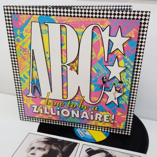 ABC - How To Be A Zillionaire, 12 inch LP, NTRH 3, pink/yellow and blue/yellow labels