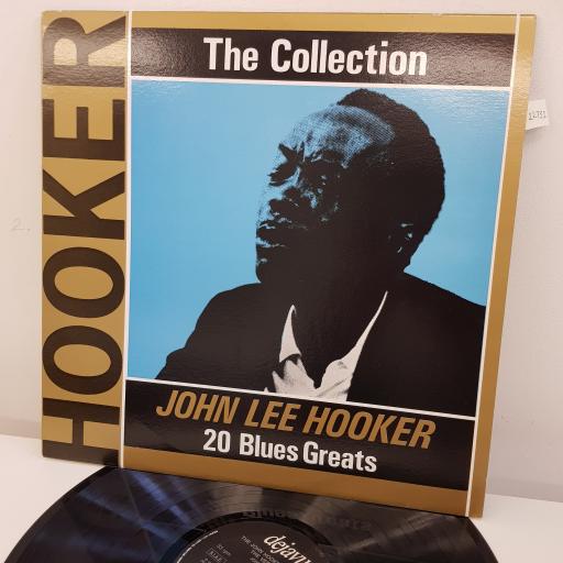 JOHN LEE HOOKER - The Collection, 20 Blues Greats, 12 inch LP, COMP. DVLP 2033, black label