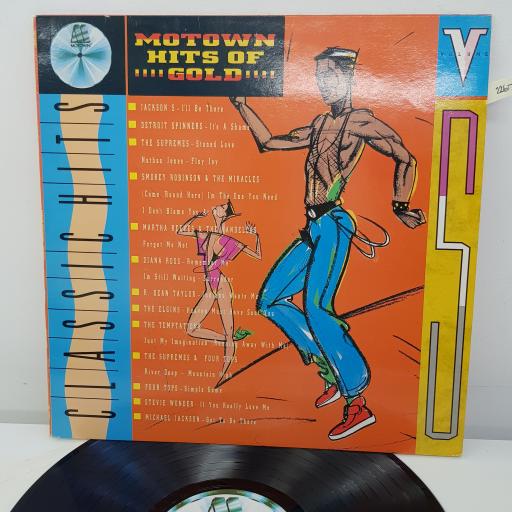 JACKSON 5, DETROIT SPINNERS, THE SUPREMES, SMOKEY ROBINSON & THE MIRACLES AND MORE - Motown Hits of Gold Vol. 5, 12 inch LP, COMP. WL 72405. White/blue label