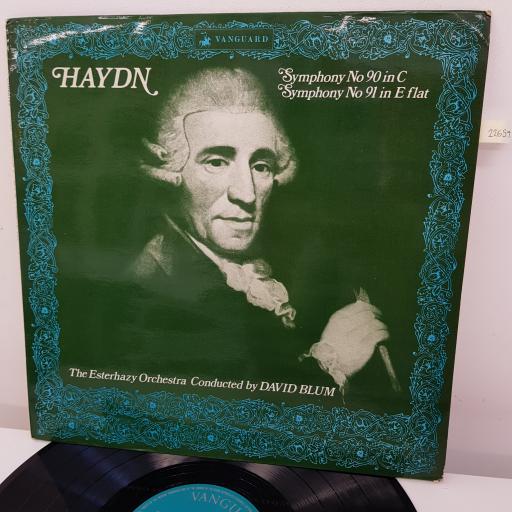 HAYDN - Symphonies Nos. 90 & 91, 12 inch LP, VSL 11072, green label with silver font