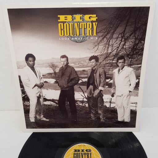 BIG COUNTRY - Look Away 12 inch mix , 12 inch single, BIG CX1. Yellow/white label