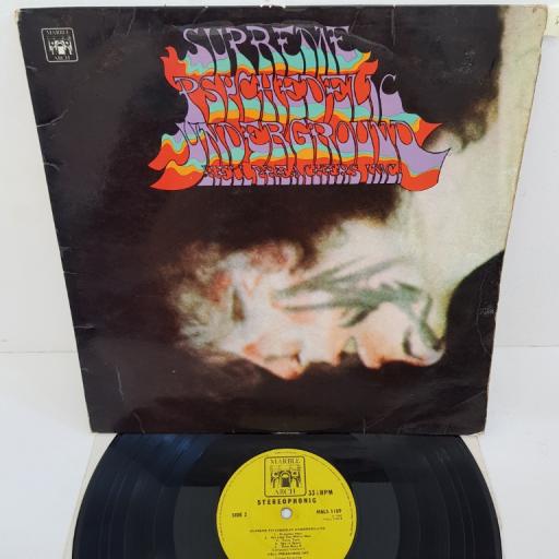 HELLS PREACHERS INC. - Supreme Psychedelic Underground, MALS 1169 - yellow label. 12"LP