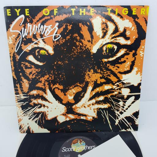 SURVIVIOR - Eye Of The Tiger, 12 inch LP, SCT 85845, black label with silver font