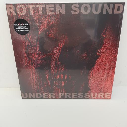 ROTTEN SOUND - Under Pressure, 12 inch LP, limited edtion, reissue. BOBV499LP, blue vinyl.