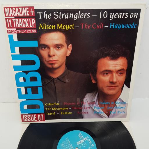 ALISON MOYET, THE MESSENGERS, JOOLS HOLLAND, THE STRANGLERS AND MORE - Debut LP magazine, issue 07. 12 inch LP, COMP. LP MAG 7, blue labels with white font