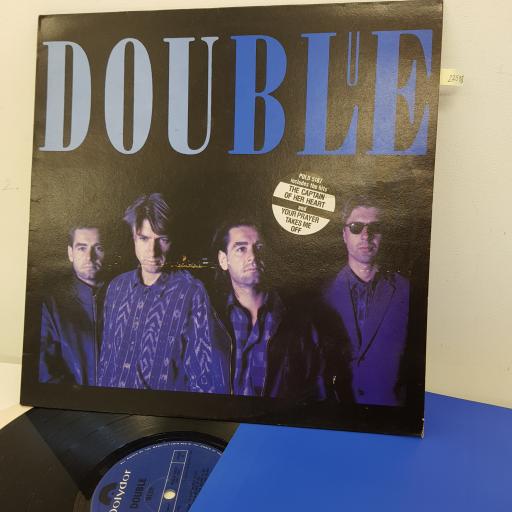 DOUBLE - Blue, 12 inch LP,POLD 5187, blue label with black font
