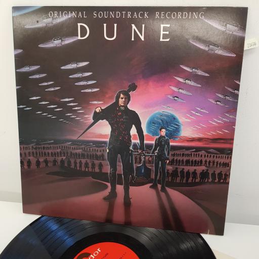 TOTO, BRIAN ENO, DANIEL LANOIS & ROGER ENO - Dune: Original Motion Picture Soundtrack, 12 inch LP, 422-823 770-1 Y-1, orange label