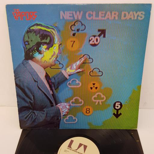 THE VAPORS - New Clear Days, 12 inch LP, UAG 30300, cream label with black font