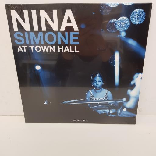 NINA SIMONE - Nina Simone At Town Hall, 12 inch LP, REISSUE, MONO. NOTLP249, blue 180g vinyl. Unopened/unplayed