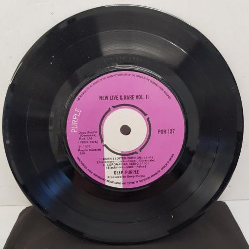 DEEP PURPLE - New Live & Rare Vol II, 7"EP, PUR 137