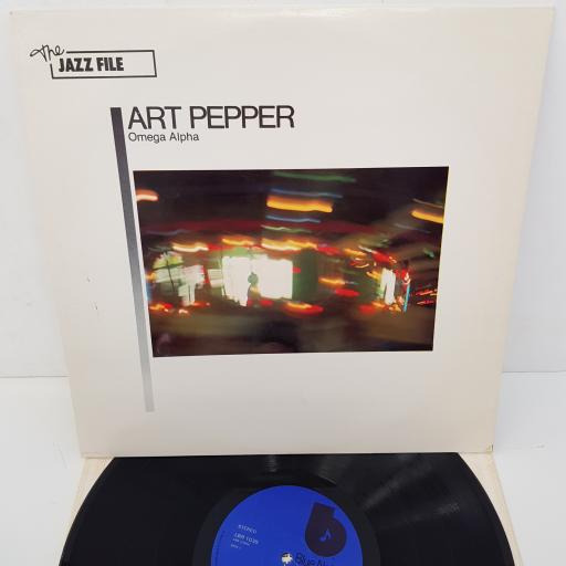 ART PEPPER - Omega Alpha, 12 inch LP, LBR 1039, blue label