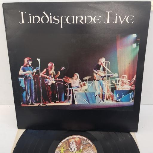 LINDISFARNE - Live, 12"LP, CLASS 2, printed 'Famous Charisma' label, FIRST PRESS