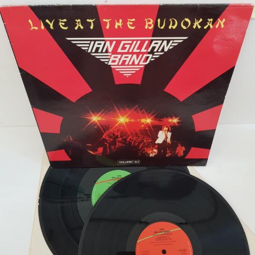 IAN GILLIAN BAND - Live at the Budokan - Volumes I & II. VGD 3507, 2x12"LP