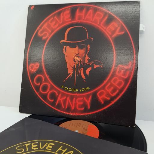 STEVE HARLEY & COCKNEY REBEL - A Closer Look, 12 inch LP, COMP. ST-11456, brown label