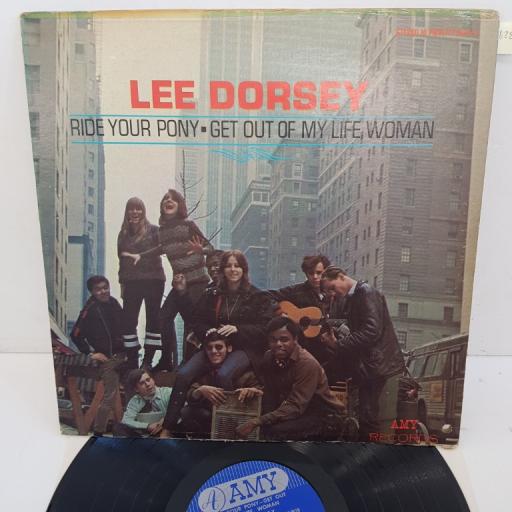 LEE DORSEY - Ride Your Pony, Get Out Of My Life, Woman, 12"LP, 8010, blue AMY label