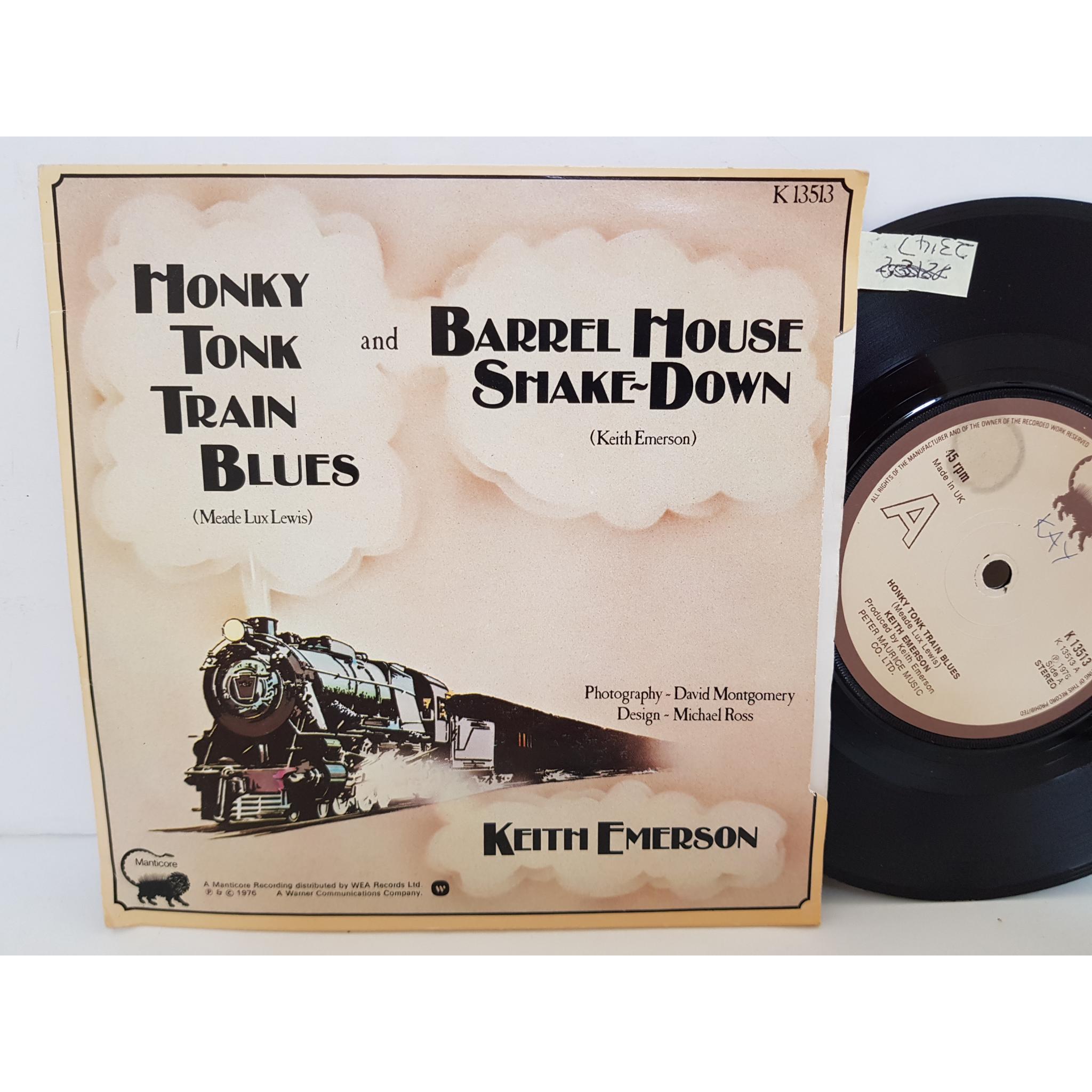 KEITH EMERSON - Honky Tonk Train Blues. K13513, 7" Single