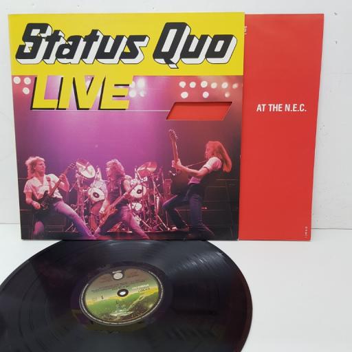 STATUS QUO - Live at the N.E.C . 8189471, 12"LP, picture label.