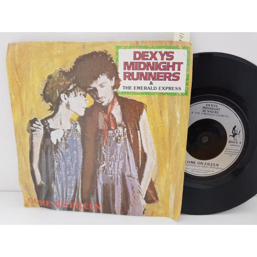 DEXYS MIDNIGHT RUNNERS - & the emerald express. DEXYS9, 7" single, silver label with black font