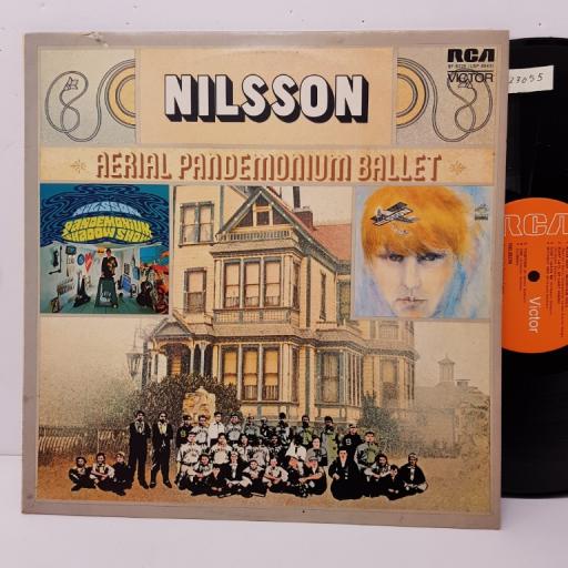 NILSSON - aerial pandemonium ballet. SF8326, 12"LP, orange label with black font.