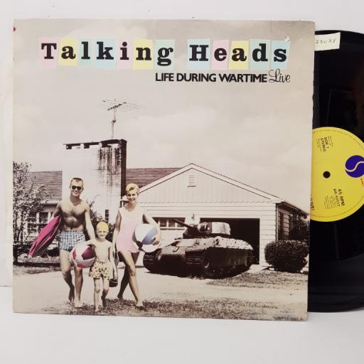 TALKING HEADS - life during wartime live. SIR4055T, 12"single