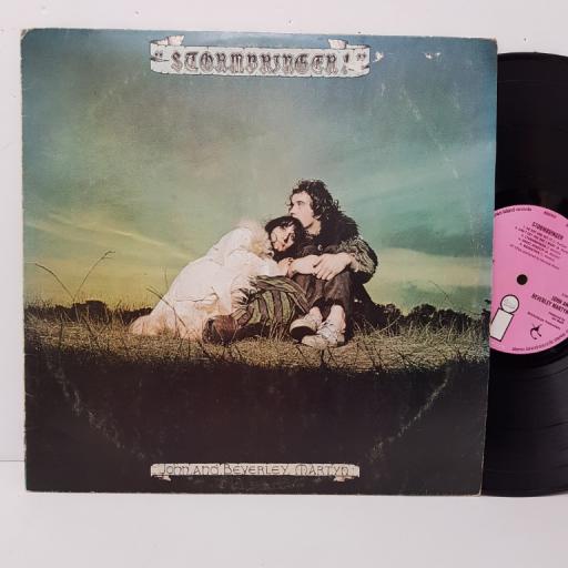 JOHN AND BEVERLEY MARTIN - stormbringer! ILPS9113, 12"LP, pink label with black font.