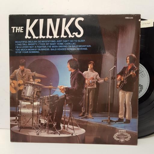THE KINKS - kinks. HMA244, 12"LP, grey label with black font.