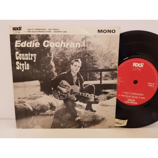 EDDIE COCHRAN - country style. RSREP, 7" single