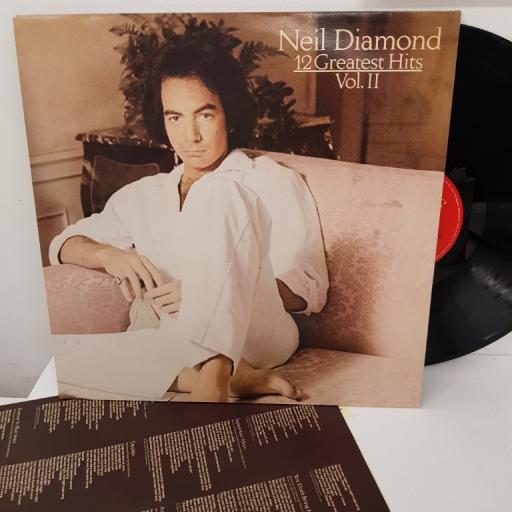 NEIL DIAMOND - 12 greatest hits volume II. CBS85844, 12" LP.