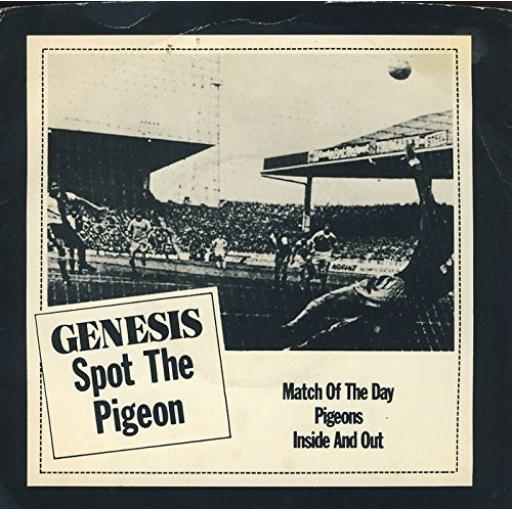 GENESIS - Spot The Pigeon, 7"EP, GEN 001, PICTURE SLEEVE