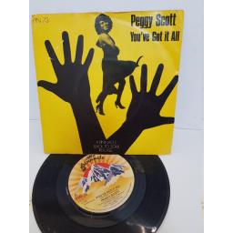 PEGGY SCOTT - you've got it all. PIN37, 7" single