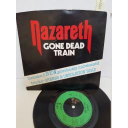 NAZARETH - gone dead train. NAZ2, 7" single