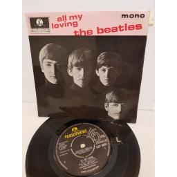 THE BEATLES - all my loving. GEP8891, 7" 4 TRACK EP single