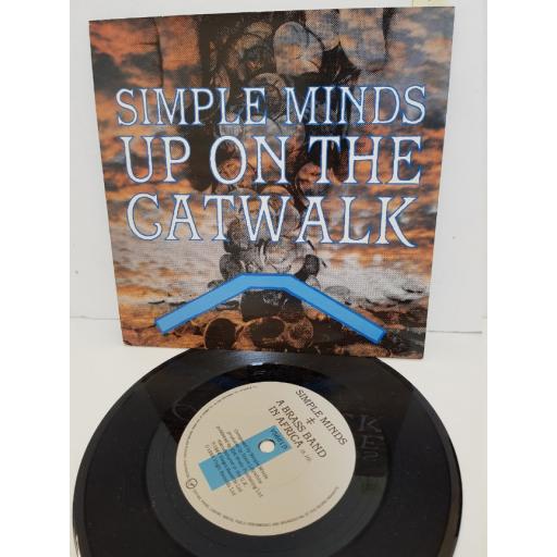 SIMPLE MINDS - up on the catwalk. VS661, 7" single