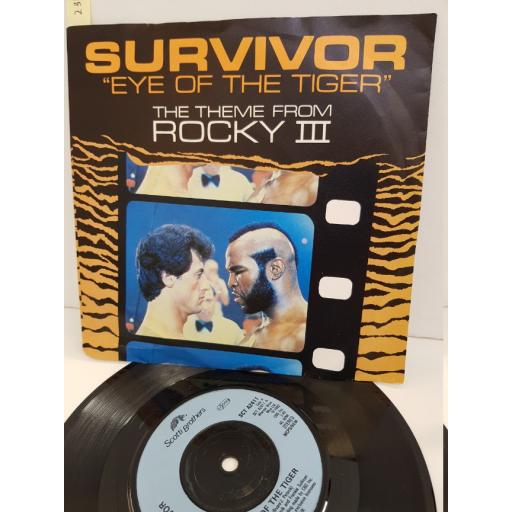 SURVIVOR - eye of the tiger. SCTA2411, 7" single