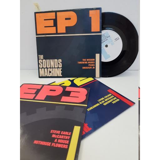 THE SOUNDS MACHINE - ep1, ep2, ep3. MACH(1-3), 3x7" single
