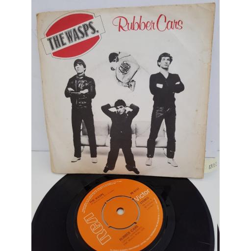 THE WASPS - rubber cars. PB5137, 7" single