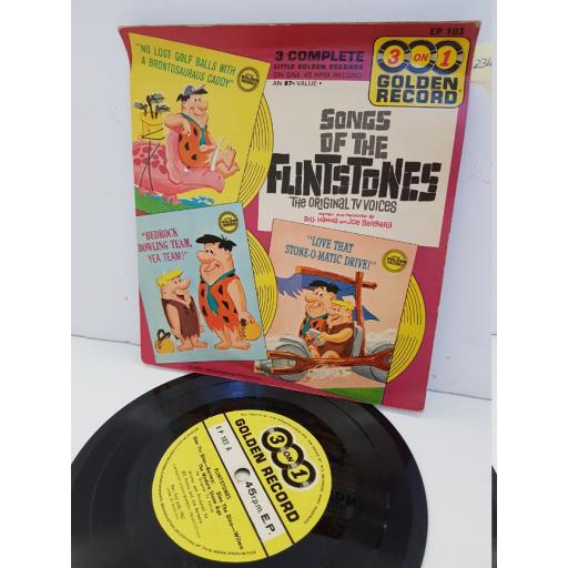THE FLINTSTONES - songs of the flintstones. EP103, 7" single