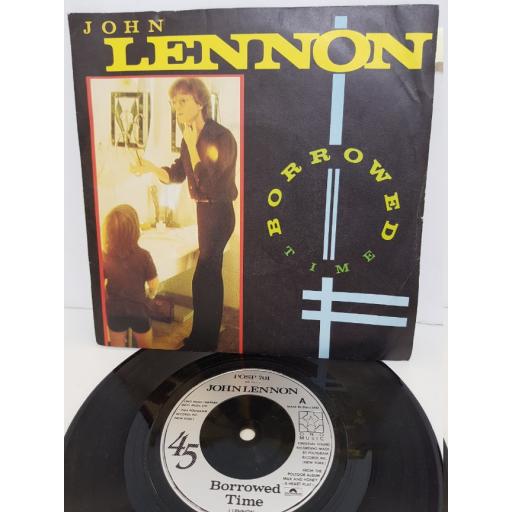 JOHN LENNON - borrowed time. POSP701, 7" single