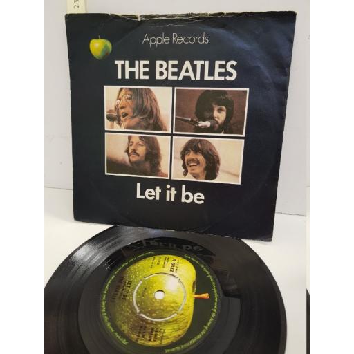 THE BEATLES - let it be/ you know my name. R5833, 7" single