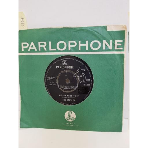 THE BEATLES - we can work it out. R5389, 7" single