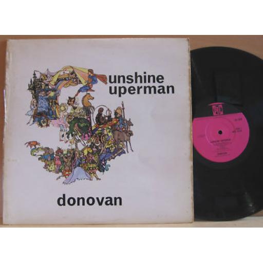 DONOVAN - Sunshine Superman. NPL18181, 12"LP. pink label with black font.