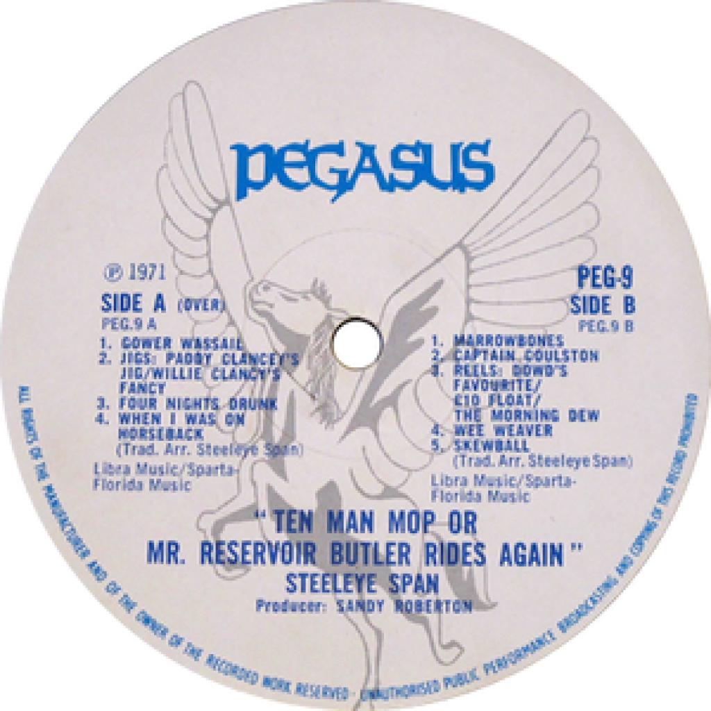 STEELEYE SPAN ten man mop or mr reservoir butler rides again, gatefold