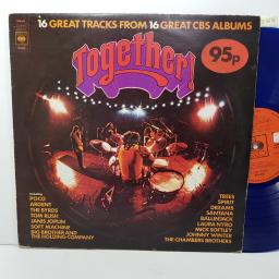 COMPILATION - together! ARGENT, THE BYRDS, SPIRIT, JOHNNY WINTER, SOFT MACHINE ETC. SPR52, 12" BLUE VINYL LP