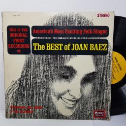 JOAN BAEZ - the best of joan baez. SQ33001, 12"LP
